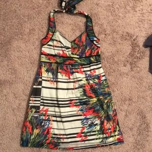 Multi Color Halter Dress